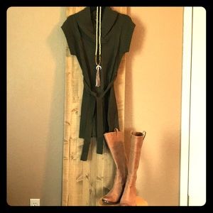 Chance's R Olive green sweater dress